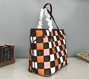 LV NEVERFUL MM WOVEN PINK/ORANGE M40993 SIZE 32 x 29 x 17 CM - 2
