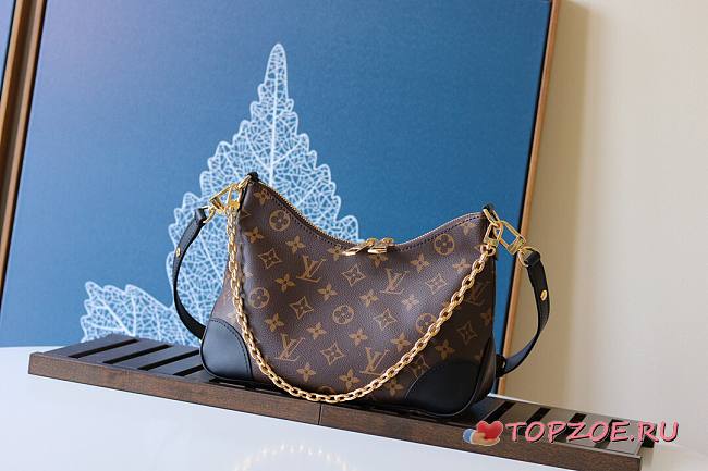 LV ODEON PM MONOGRAM BAG BLACK M45351 SIZE 27 x 19 x 10 CM - 1