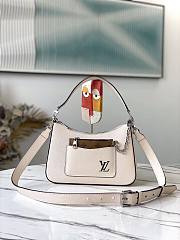LV MARELLE EPI LEATHER WHITE M80688 SIZE 25 x 15 x 8 CM - 1