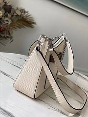 LV MARELLE EPI LEATHER WHITE M80688 SIZE 25 x 15 x 8 CM - 2