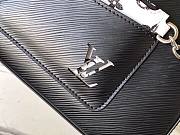 LV MARELLE EPI LEATHER BLACK M80688 SIZE 25 x 15 x 8 CM - 3