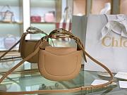 CHLOE KISS SMALL PURSE BEIGE CHC21A SIZE 20 x 26 x 8 CM - 2