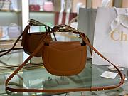 CHLOE KISS SMALL PURSE BROWN CHC21A SIZE 20 x 26 x 8 CM - 2