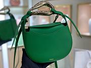 CHLOE KISS SMALL PURSE GREEN CHC21A SIZE 20 x 26 x 8 CM - 3