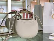 CHLOE KISS SMALL PURSE NATURAL WHITE CHC21A SIZE 20 x 26 x 8 CM - 5