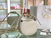 CHLOE KISS SMALL PURSE NATURAL WHITE CHC21A SIZE 20 x 26 x 8 CM - 3