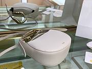 CHLOE KISS SMALL PURSE NATURAL WHITE CHC21A SIZE 20 x 26 x 8 CM - 2