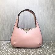 VALENTINO SMALL ROCKSTUD HOBO BAG VSF0NO SIZE 36 x 23 x 4 CM - 1