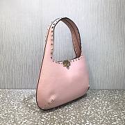 VALENTINO SMALL ROCKSTUD HOBO BAG VSF0NO SIZE 36 x 23 x 4 CM - 4