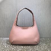 VALENTINO SMALL ROCKSTUD HOBO BAG VSF0NO SIZE 36 x 23 x 4 CM - 2