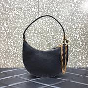VALENTINO GARAVANI MINI VLOGO HOBO BLACK SIZE 20 x 5 x 12 CM - 5