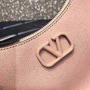 VALENTINO GARAVANI MINI VLOGO HOBO PINK BEIGE SIZE 20 x 5 x 12 CM - 4