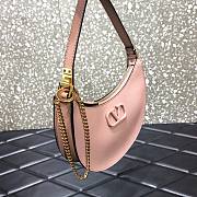 VALENTINO GARAVANI MINI VLOGO HOBO PINK BEIGE SIZE 20 x 5 x 12 CM - 5