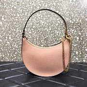 VALENTINO GARAVANI MINI VLOGO HOBO PINK BEIGE SIZE 20 x 5 x 12 CM - 6