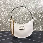 VALENTINO GARAVANI MINI VLOGO HOBO WHITE SIZE 20 x 5 x 12 CM - 1