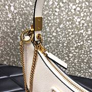 VALENTINO GARAVANI MINI VLOGO HOBO WHITE SIZE 20 x 5 x 12 CM - 3