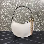 VALENTINO GARAVANI MINI VLOGO HOBO WHITE SIZE 20 x 5 x 12 CM - 5