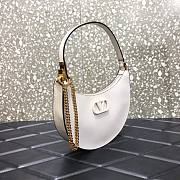 VALENTINO GARAVANI MINI VLOGO HOBO WHITE SIZE 20 x 5 x 12 CM - 6
