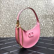 VALENTINO GARAVANI MINI VLOGO HOBO PINK SIZE 20 x 5 x 12 CM - 6