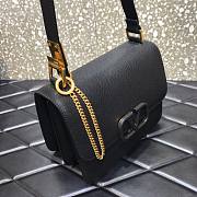 VALENTINO VSLING SHOULDER BAG BLACK SIZE 22 x 11 x 17 CM - 2