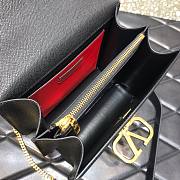 VALENTINO VSLING SHOULDER BAG BLACK SIZE 22 x 11 x 17 CM - 3