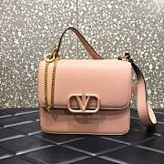 VALENTINO VSLING SHOULDER BAG PINK BEIGE SIZE 22 x 11 x 17 CM - 1