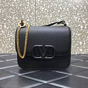 VALENTINO SMALL VSLING SHOULDER BAG BLACK SIZE 18 x 18 x 9 CM - 1