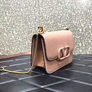 VALENTINO SMALL VSLING SHOULDER BAG PINK BEIGE SIZE 18 x 18 x 9 CM - 4