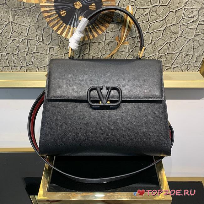 VALENTINO LARGE VSLING HANDBAG BLACK SIZE 30 x 21 x 14 CM - 1
