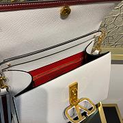 VALENTINO LARGE VSLING HANDBAG WHITE SIZE 30 x 21 x 14 CM - 3
