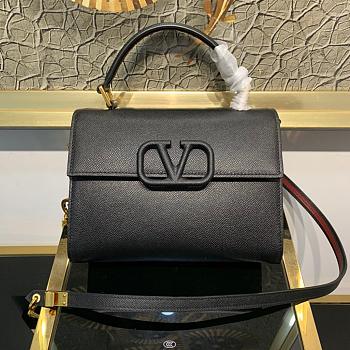 VALENTINO SMALL VSLING HANDBAG BLACK SIZE 22 x 10 x 16 CM