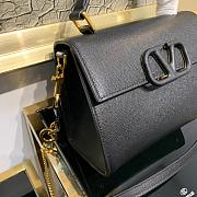VALENTINO SMALL VSLING HANDBAG BLACK SIZE 22 x 10 x 16 CM - 4