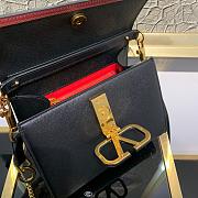 VALENTINO SMALL VSLING HANDBAG BLACK SIZE 22 x 10 x 16 CM - 5