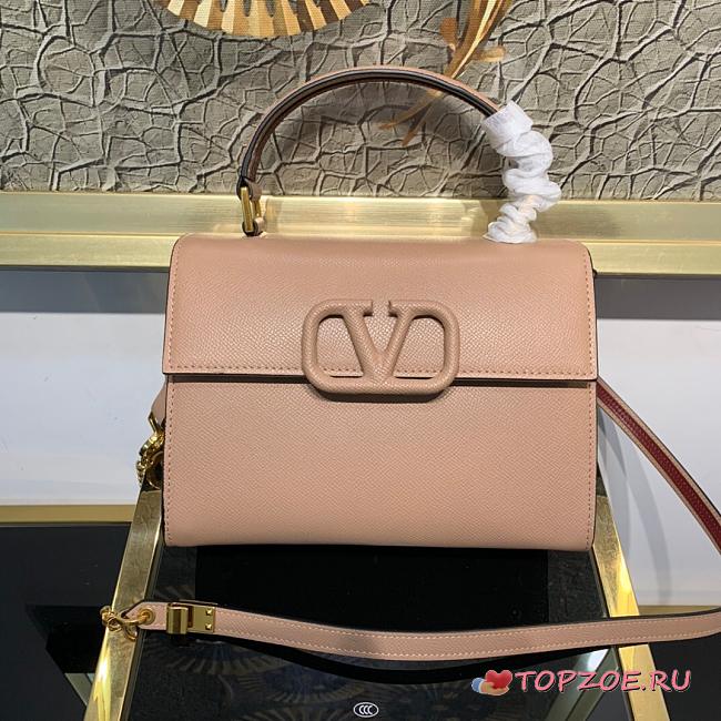 VALENTINO SMALL VSLING HANDBAG BEIGE SIZE 22 x 10 x 16 CM - 1