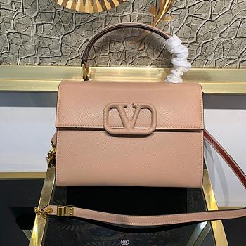 VALENTINO SMALL VSLING HANDBAG BEIGE SIZE 22 x 10 x 16 CM