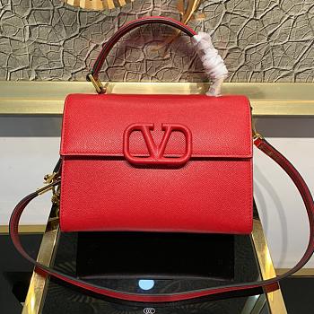 VALENTINO SMALL VSLING HANDBAG RED SIZE 22 x 10 x 16 CM