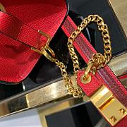 VALENTINO SMALL VSLING HANDBAG RED SIZE 22 x 10 x 16 CM - 5