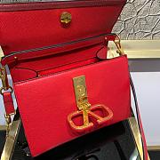 VALENTINO SMALL VSLING HANDBAG RED SIZE 22 x 10 x 16 CM - 6