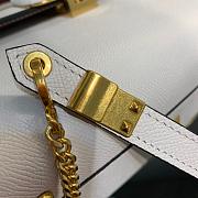 VALENTINO SMALL VSLING HANDBAG WHITE SIZE 22 x 10 x 16 CM - 3