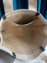 CHLOE LARGE WOODY TOTE BAG FULL BLUE RIBBON S382 SIZE 45 CM - 5