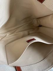 CHLOE LARGE WOODY TOTE BAG BROWN RIBBON S382 SIZE 45 CM - 6