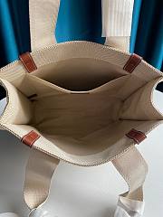 CHLOE MEDIUM WOODY TOTE BAG BROWN RIBBON S383 SIZE 37 CM - 6