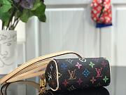 LV BLACK & MULTICOLOR MINI HL SPEEDY M92645 SIZE 15.5 CM - 4