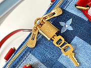 LV SPEEDY BANDOULIÈRE 30 DAMIER DENIM M45041 - 6