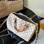 LV SPEEDY BANDOULIÈRE 30 DAMIER AZUR N50054  - 4