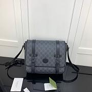 GUCCI GG MESSENGER BAG BLACK 658542 SIZE 28 CM - 1
