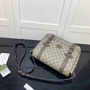 GUCCI GG MESSENGER BAG BEIGE/EBONY 658542 SIZE 28 CM - 2