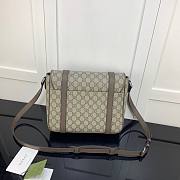 GUCCI GG MESSENGER BAG BEIGE/EBONY 658542 SIZE 28 CM - 4