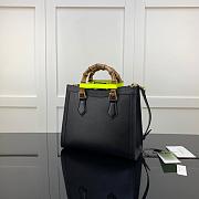 GUCCI DIANA SMALL TOTE BAG BLACK 660195 SIZE 27 CM - 2