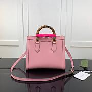 GUCCI DIANA SMALL TOTE BAG LIGHT PINK 660195 SIZE 27 CM - 4